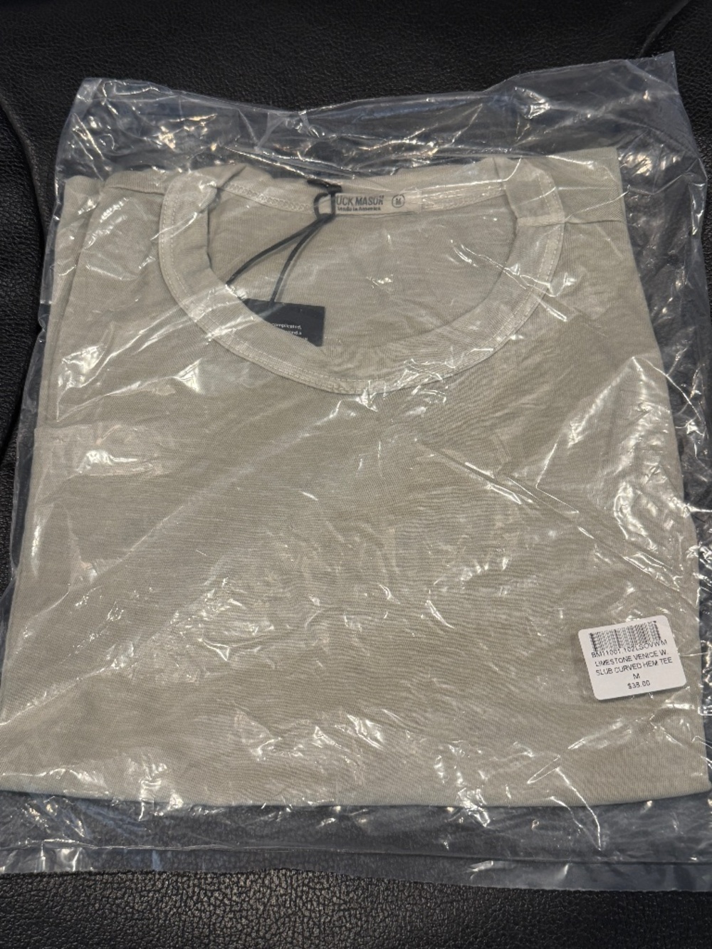 Buck Mason Slub Curved Hem